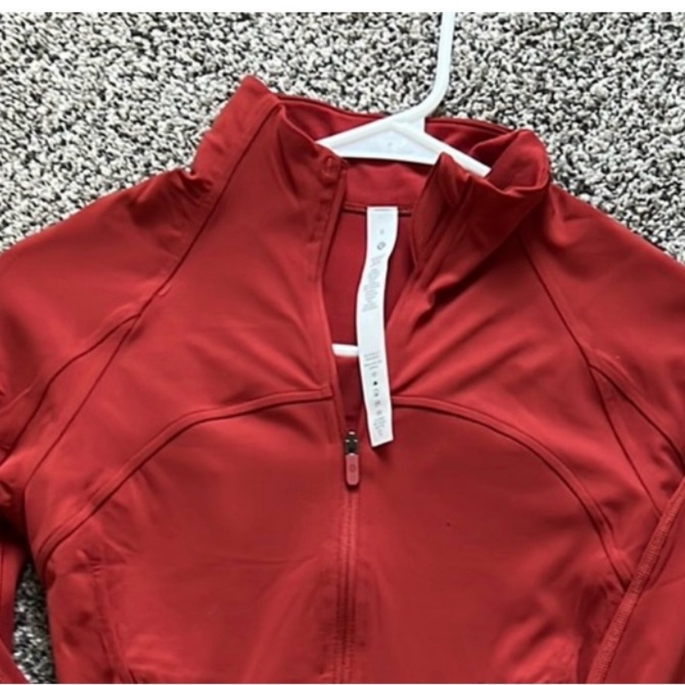 Lululemon Athletica Red orange jacket